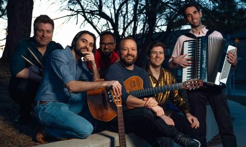 Promotional image for Duende Kings live performance on Wednesday, November 20th at 7:00 pm at Maja Prentice Theatre in Mississauga, featuring vibrant Spanish rhythms, flamenco guitar, and a tribute to Jesse Cook and the Gipsy Kings