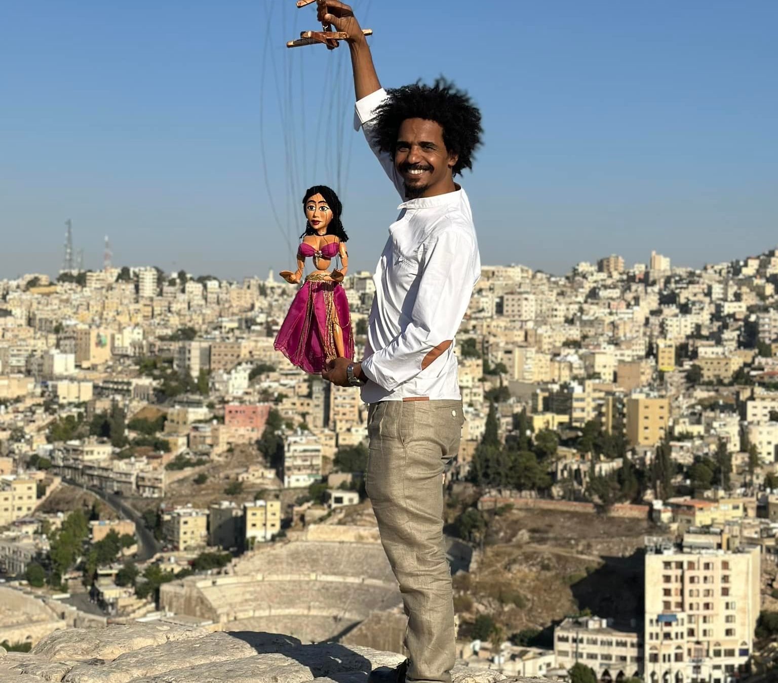 Mohamed F with Marionette